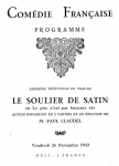 Le Soulier de Satin de Paul Claudel
